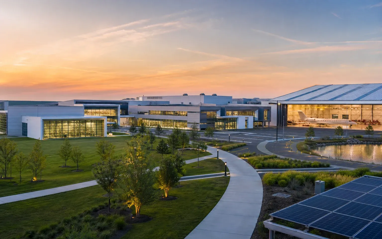 GENAS Aviation campus facilities and infrastructure