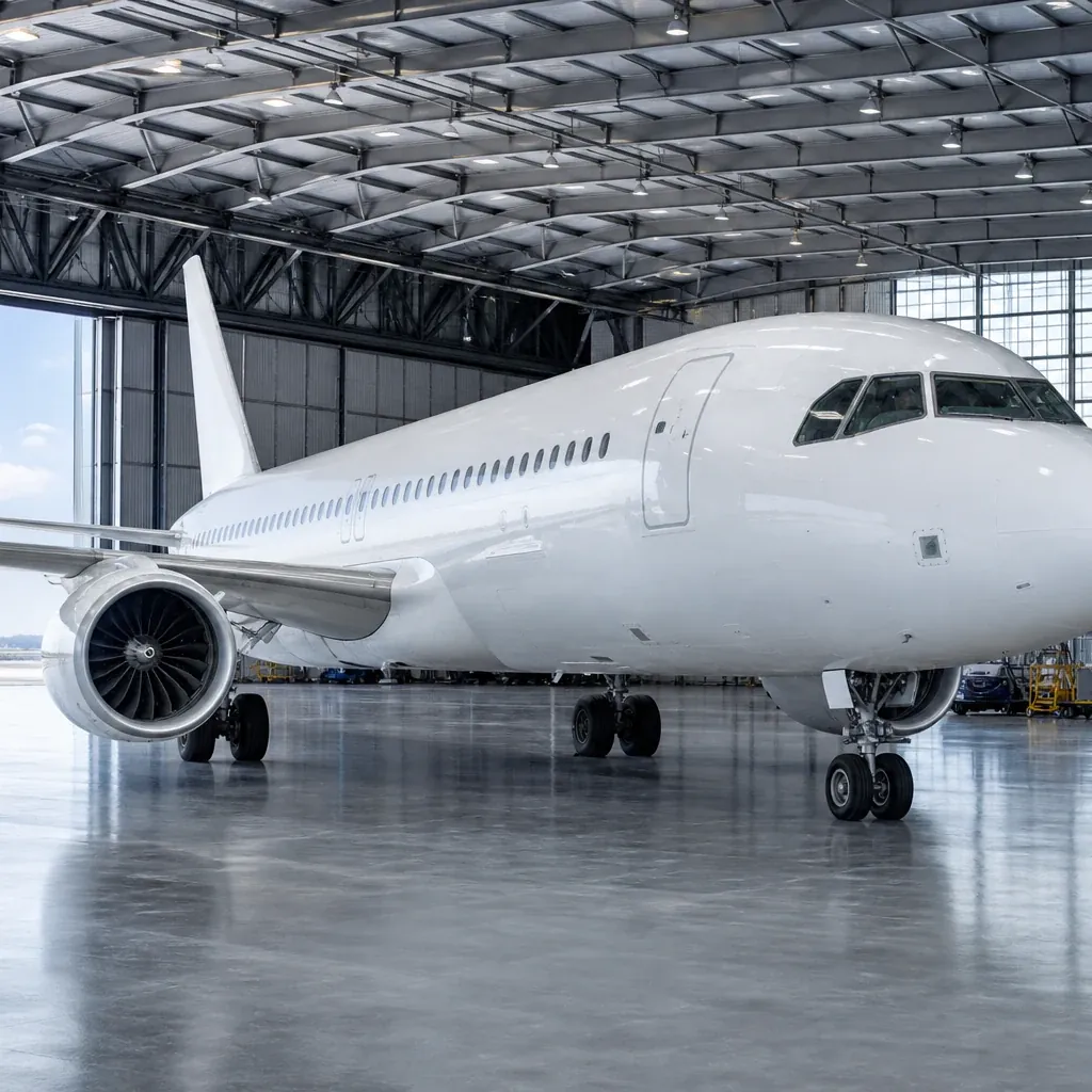 GENAS Aviation modern aerospace hangar
