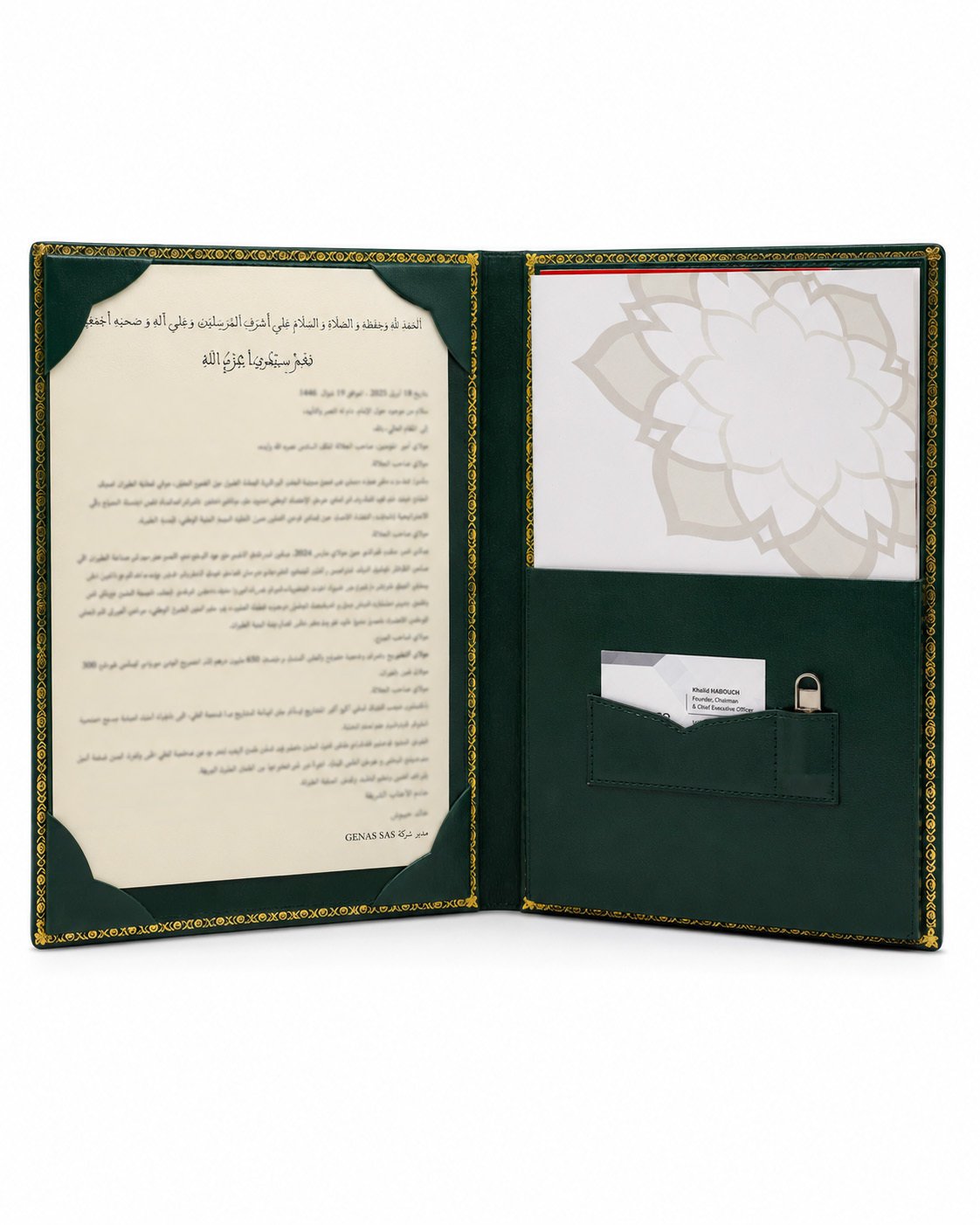 GENAS formal dossier submitted to the Royal Cabinet